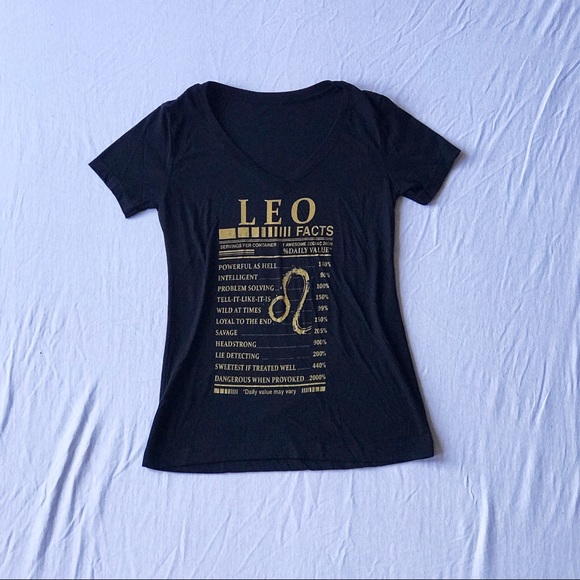 Tops - Leo Nutrition Facts Tee